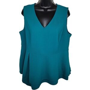 Lane Bryant sleevless peplum top 18/20